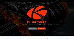 Desktop Screenshot of k-sportpolska.com